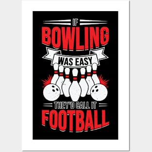 Funny Bowling Player Sport Bowler Gift Posters and Art